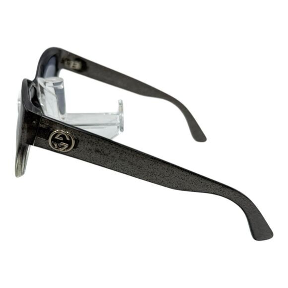 Authentic Gucci GG3838/F RKQ Gray Silver Glitter Cat Eye Glasses Frames Italy - Picture 4 of 9